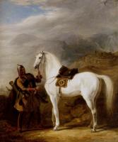 Allan, William - A Circassian chief preparing his stallion
